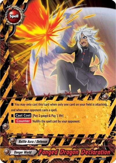 Image for Fanged Dragon Declaration (Re: Collection Vol.1) (S-RC01/028EN) - Future Card BuddyFight