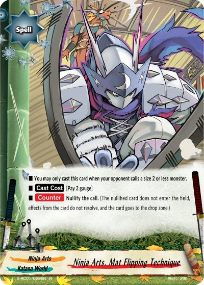 Image for Ninja Arts, Mat Flipping Technique (Re: Collection Vol.1) (S-RC01/029EN) - Future Card BuddyFight