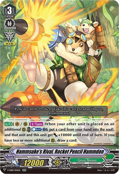 Image for Hammsuke's Rival, Rocket Pencil Hammdon (V-EB10: The Mysterious Fortune) (V-EB10/014EN) - Cardfight Vanguard