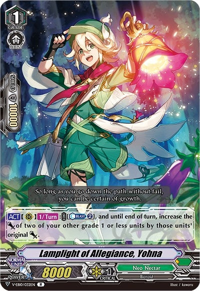 Image for Lamplight of Allegiance, Yohna (V-EB10: The Mysterious Fortune) (V-EB10/032EN) - Cardfight Vanguard