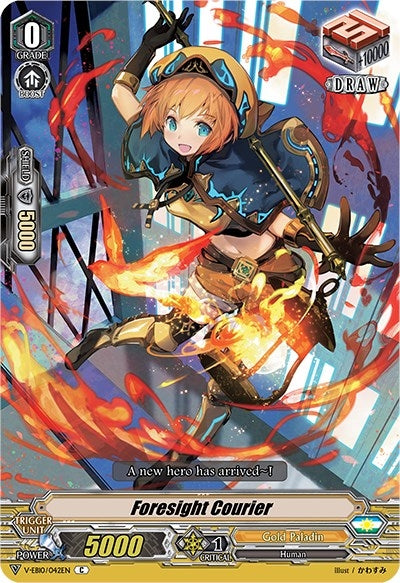 Image for Foresight Courier (V-EB10: The Mysterious Fortune) (V-EB10/042EN) - Cardfight Vanguard