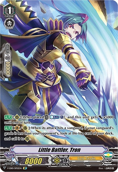 Image for Little Battler, Tron (SP) (V-EB10: The Mysterious Fortune) (V-EB10/SP02EN) - Cardfight Vanguard