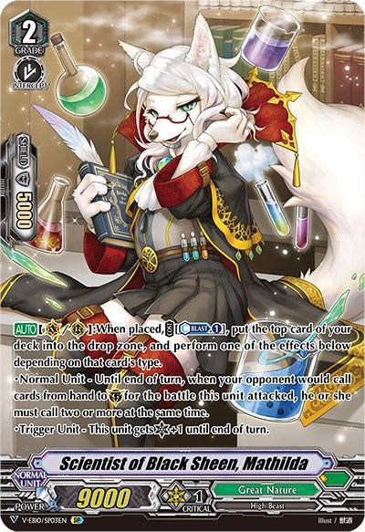Image for Scientist of Black Sheen, Mathilda (SP) (V-EB10: The Mysterious Fortune) (V-EB10/SP03EN) - Cardfight Vanguard