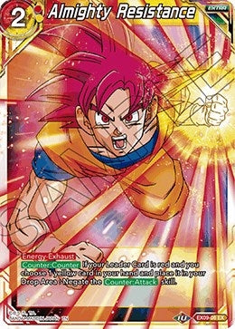 Image for Almighty Resistance (Expansion Deck Box Set 09: Saiyan Surge) (EX09-06) - Dragon Ball Super: Masters