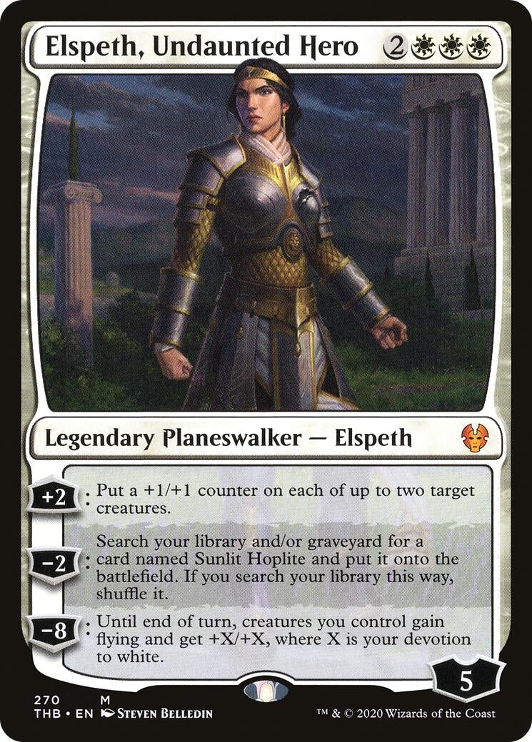 Image for Elspeth, Undaunted Hero (Theros Beyond Death) (270) - Magic: The Gathering