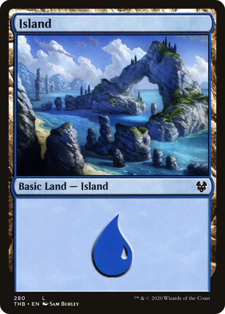 Image for Island (280) (Theros Beyond Death) (280) - Magic: The Gathering