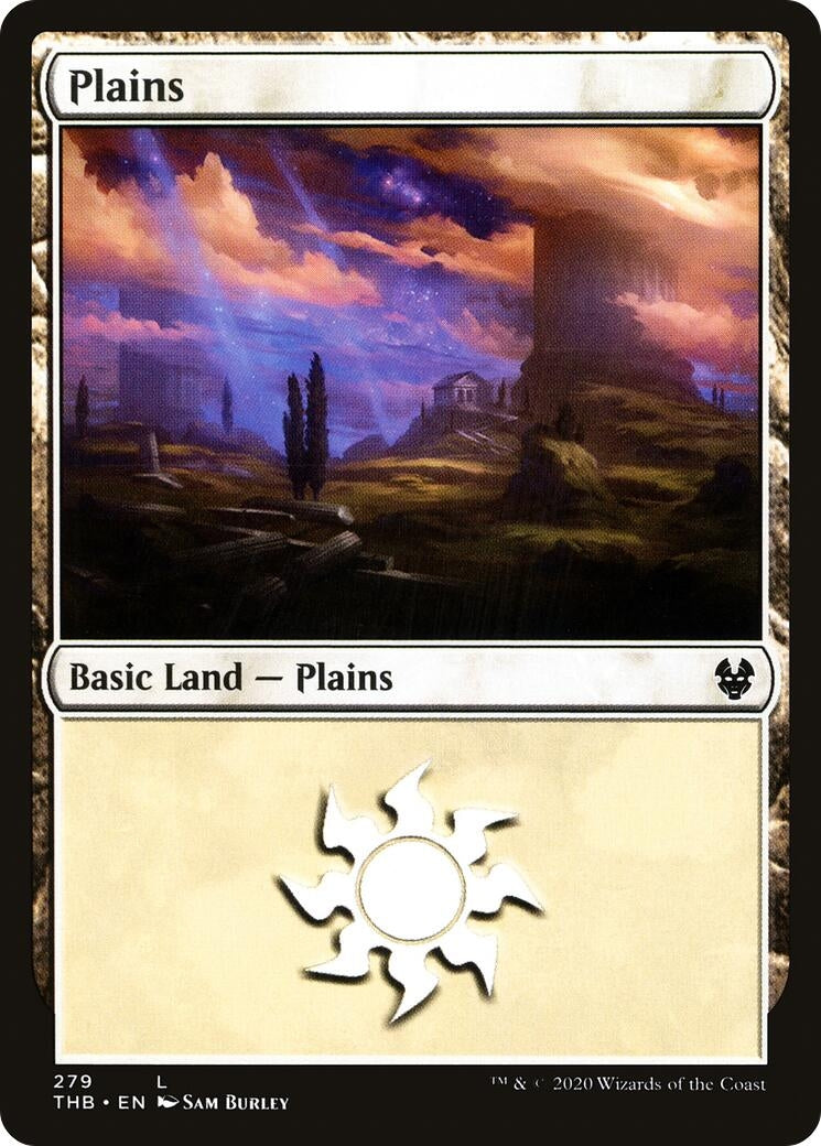 Image for Plains (279) (Theros Beyond Death) (279) - Magic: The Gathering
