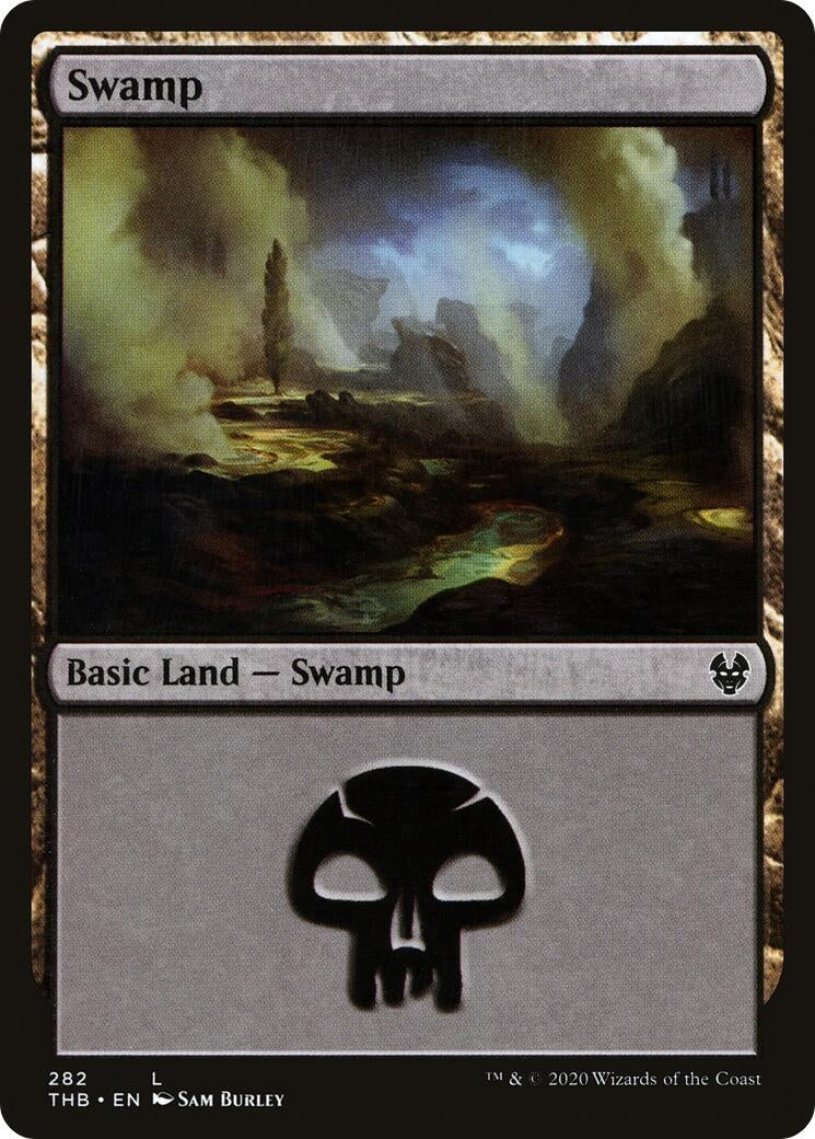 Image for Swamp (282) (Theros Beyond Death) (282) - Magic: The Gathering