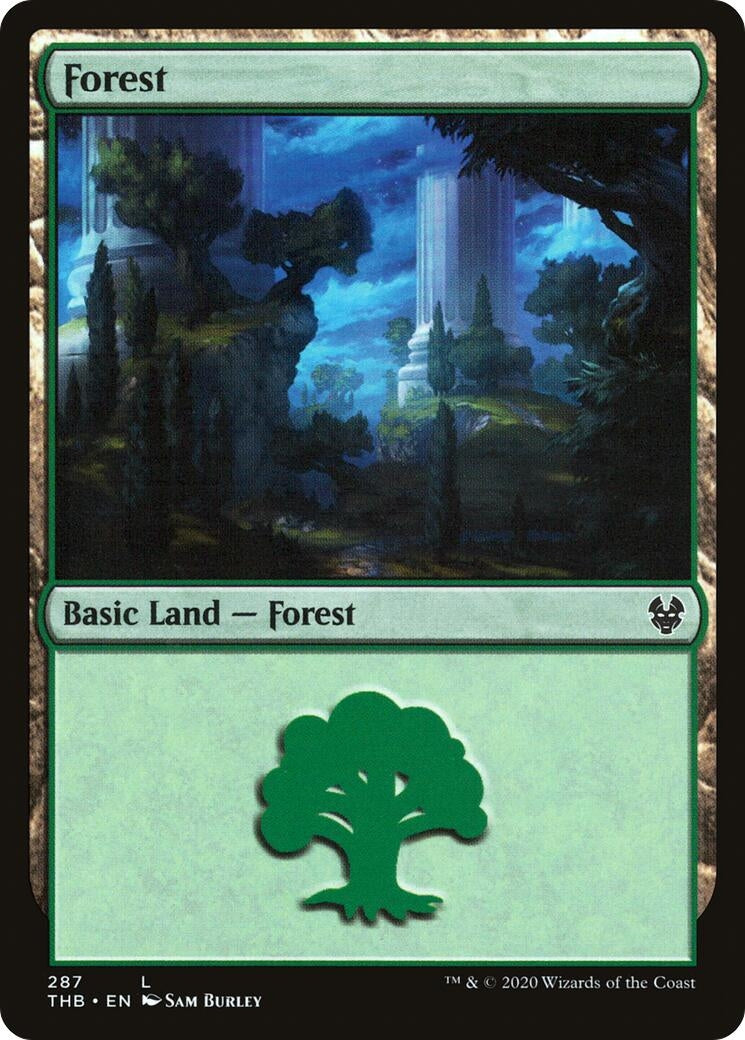 Image for Forest (287) (Theros Beyond Death) (287) - Magic: The Gathering