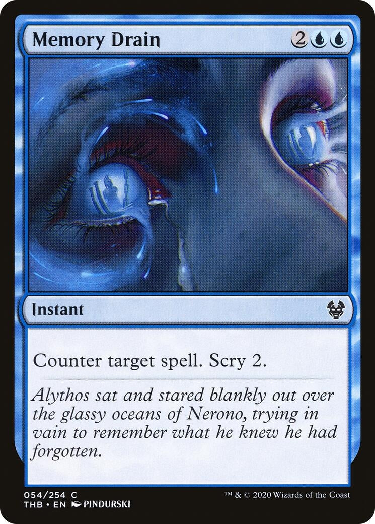 Image for Memory Drain (Theros Beyond Death) (54) - Magic: The Gathering