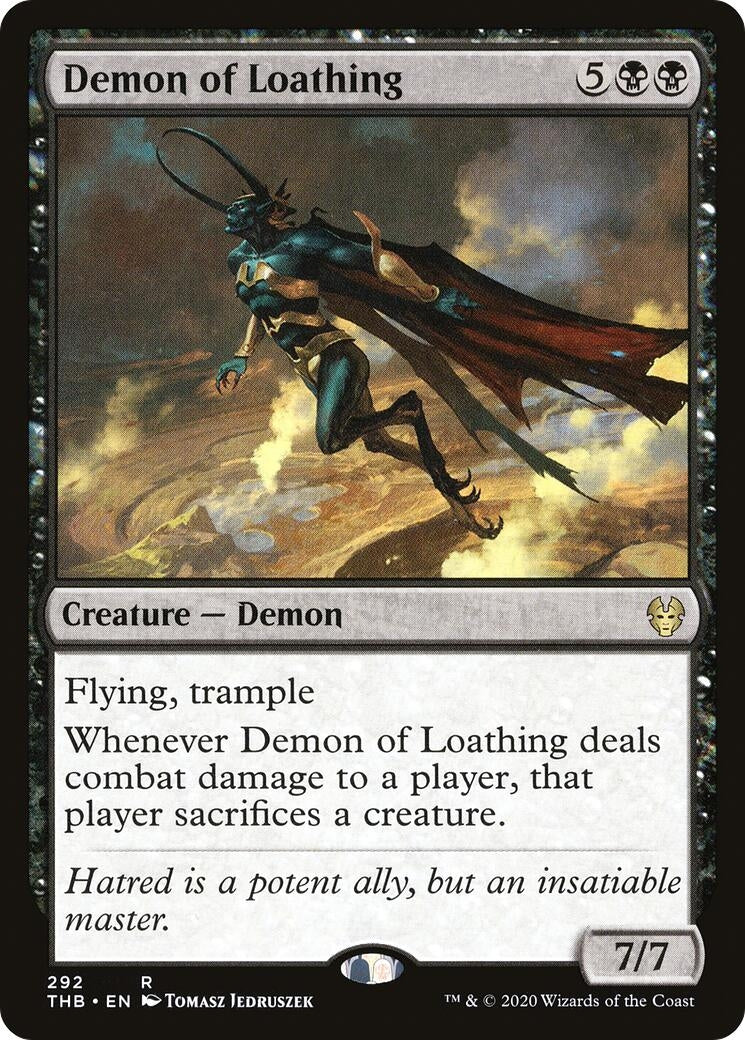 Image for Demon of Loathing (Theros Beyond Death) (292) - Magic: The Gathering
