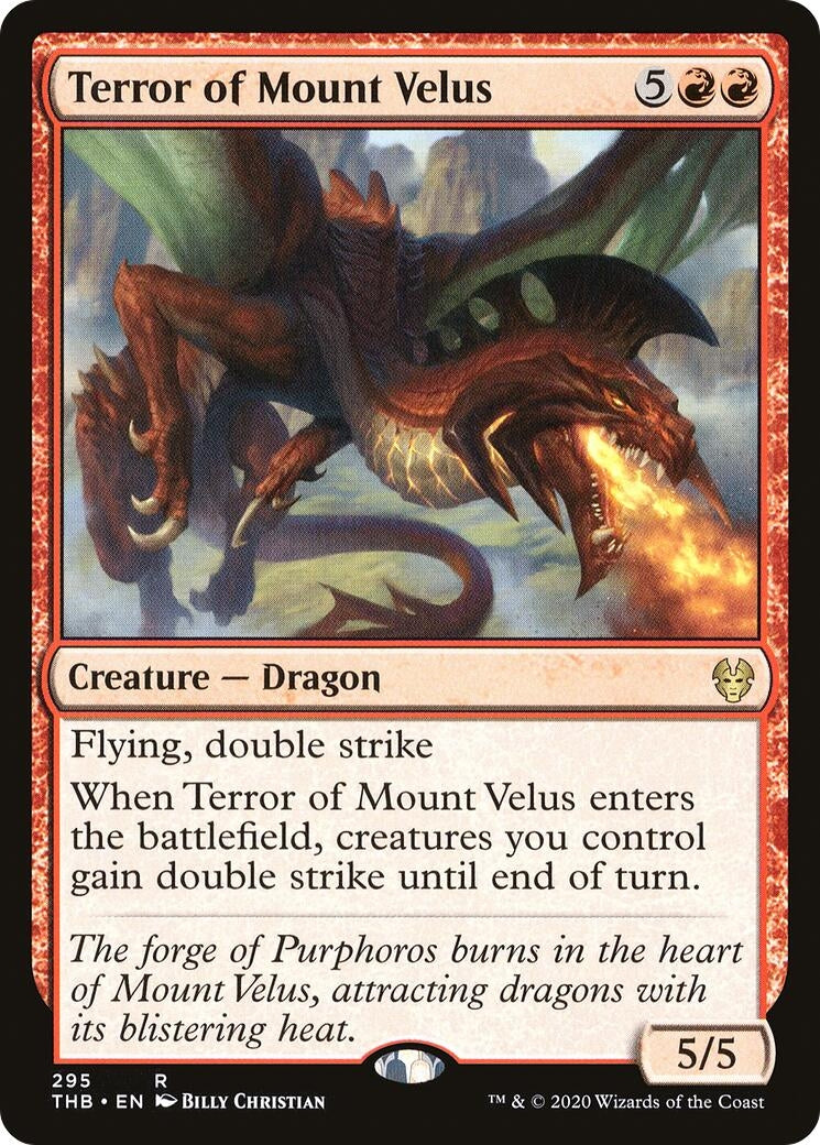 Image for Terror of Mount Velus (Theros Beyond Death) (295) - Magic: The Gathering
