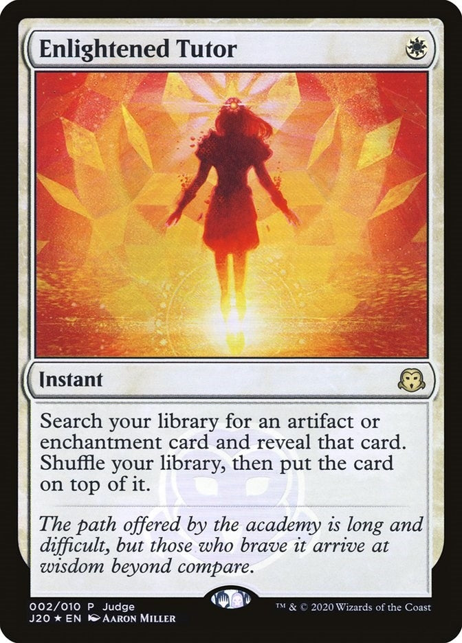 Image for Enlightened Tutor (Judge Promos) (2) - Magic: The Gathering