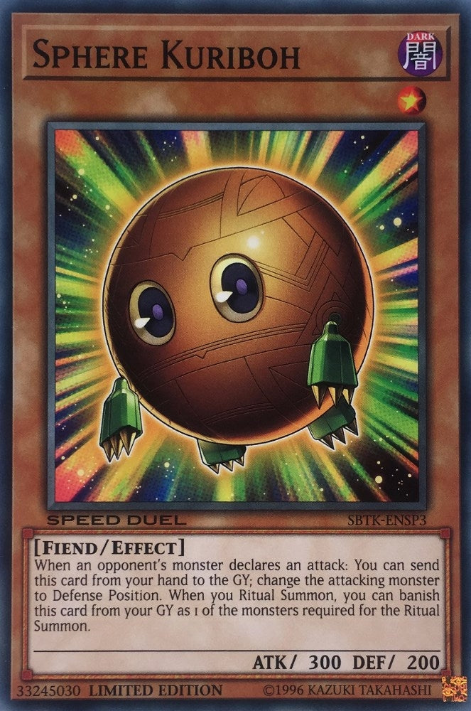 Image for Sphere Kuriboh (Speed Duel: Trials of the Kingdom) (SBTK-ENSP3) - YuGiOh