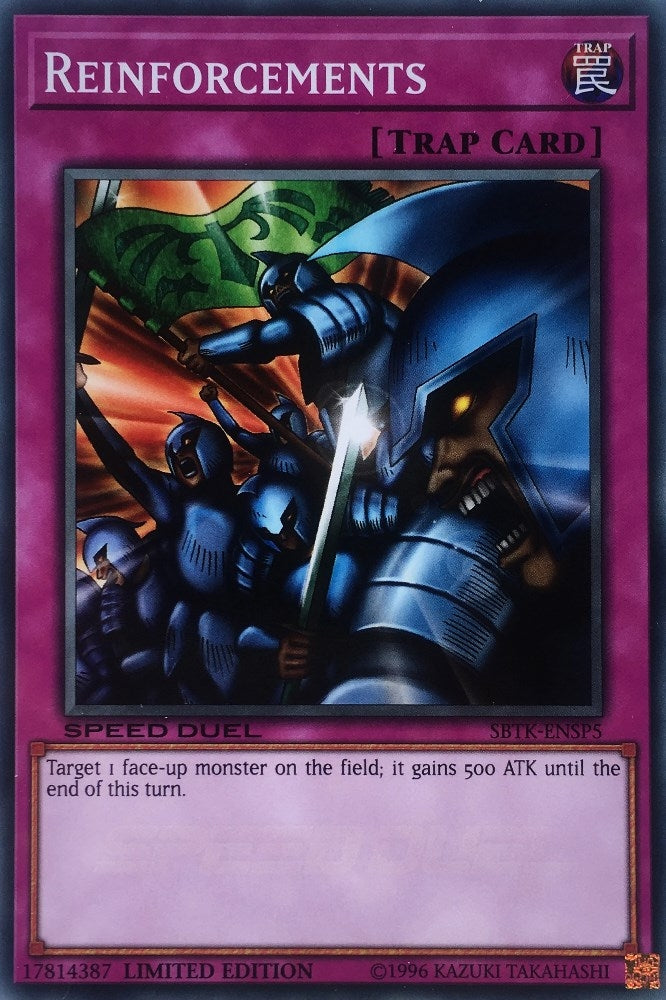 Image for Reinforcements (Speed Duel: Trials of the Kingdom) (SBTK-ENSP5) - YuGiOh