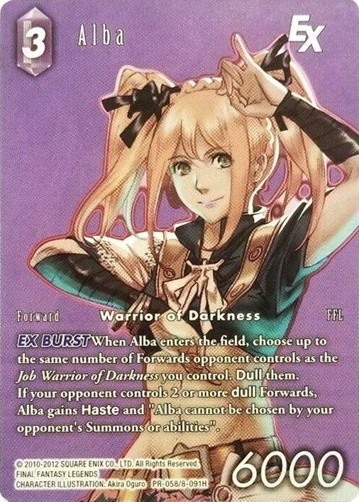 Image for Alba EX (Full Art) (FF: Promo Cards) (PR-058/8-091H) - Final Fantasy TCG