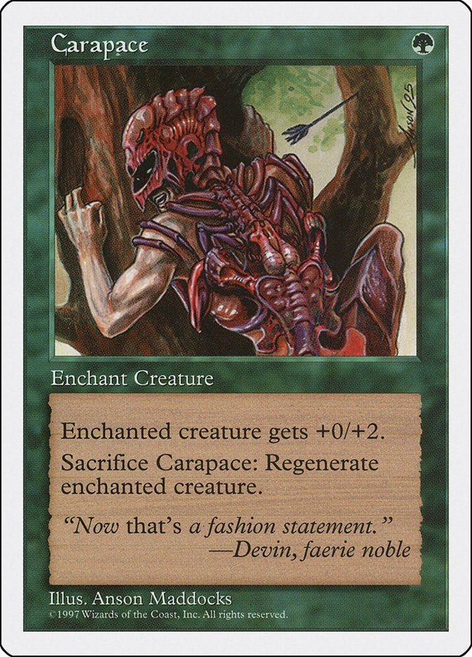 Image for Carapace (Fifth Edition) - Magic: The Gathering