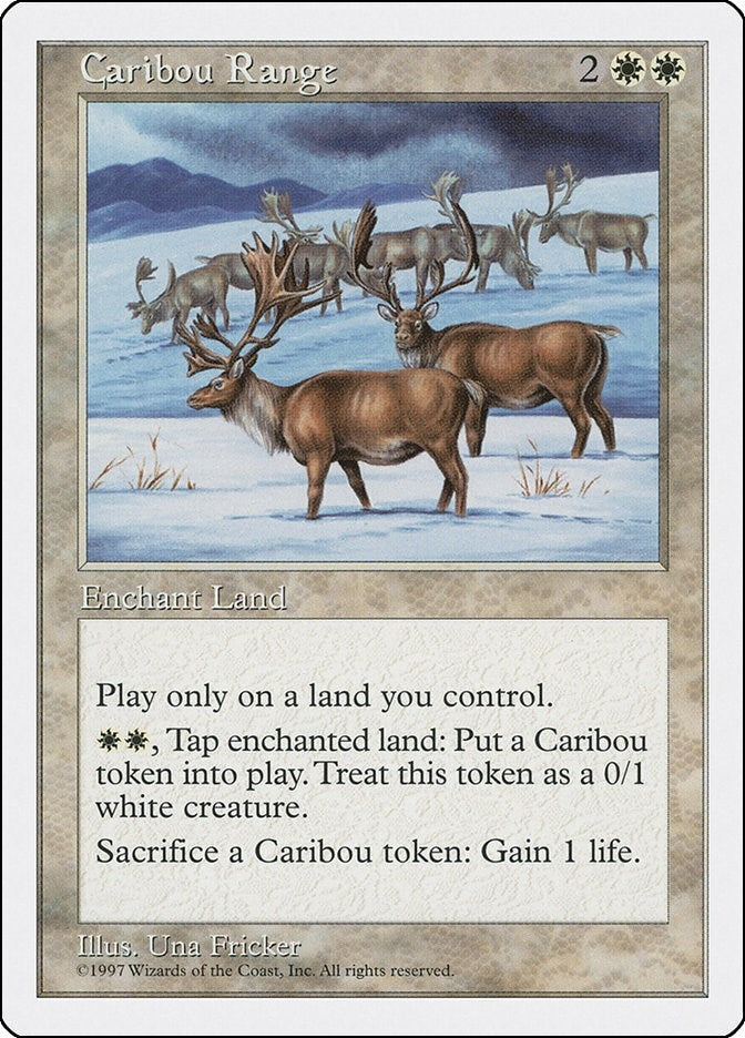Image for Caribou Range (Fifth Edition) - Magic: The Gathering