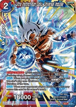Image for Ultra Instinct Son Goku, Universal Impulse (Universal Onslaught) (SD11-03) - Dragon Ball Super: Masters