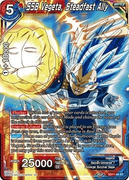 Image for SSB Vegeta, Steadfast Ally (Universal Onslaught) (SD11-04) - Dragon Ball Super: Masters