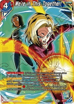 Image for We're in This Together! (Universal Onslaught) (SD11-05) - Dragon Ball Super: Masters