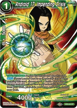 Image for Android 17, Impending Crisis (Universal Onslaught) (XD3-04) - Dragon Ball Super: Masters
