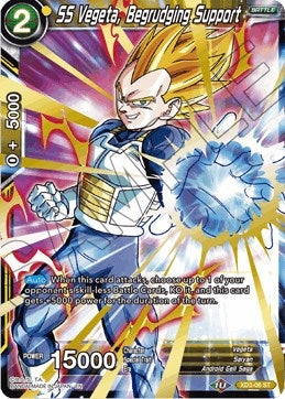 Image for SS Vegeta, Begrudging Support (Universal Onslaught) (XD3-06) - Dragon Ball Super: Masters