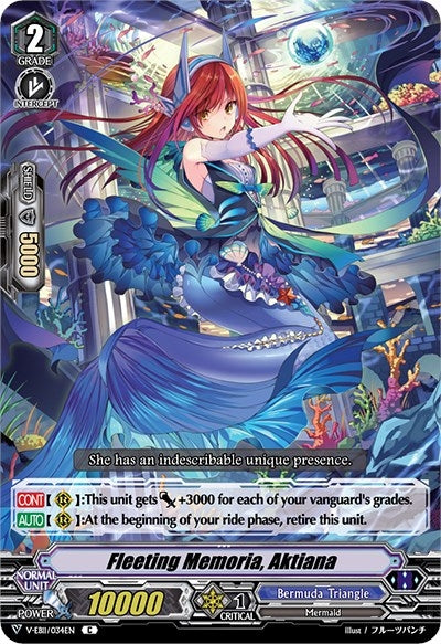 Image for Fleeting Memoria, Aktiana (V-EB11: Crystal Melody) (V-EB11/034EN) - Cardfight Vanguard