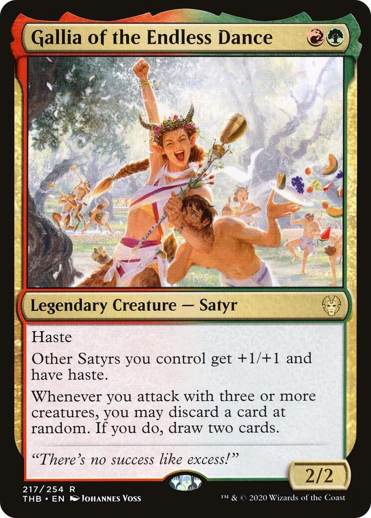 Image for Gallia of the Endless Dance (Theros Beyond Death) (217) - Magic: The Gathering