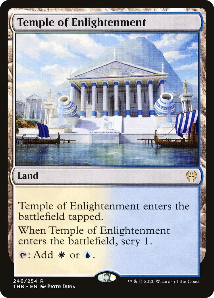 Image for Temple of Enlightenment (Theros Beyond Death) (246) - Magic: The Gathering