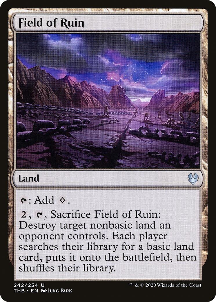 Image for Field of Ruin (Theros Beyond Death) (242) - Magic: The Gathering