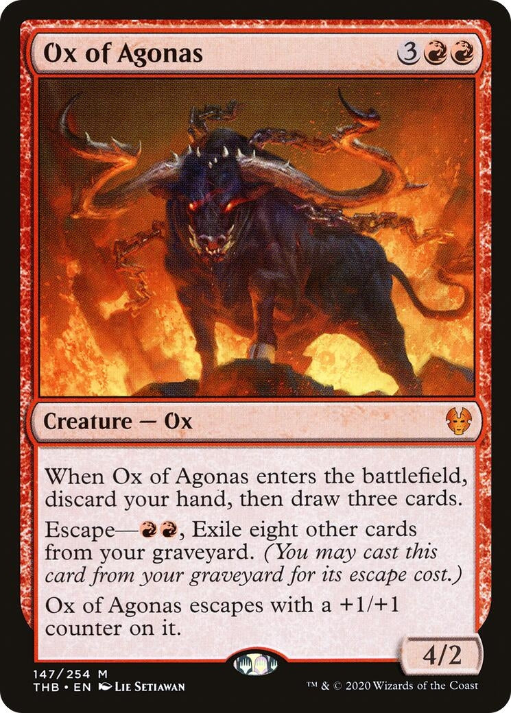 Image for Ox of Agonas (Theros Beyond Death) (147) - Magic: The Gathering