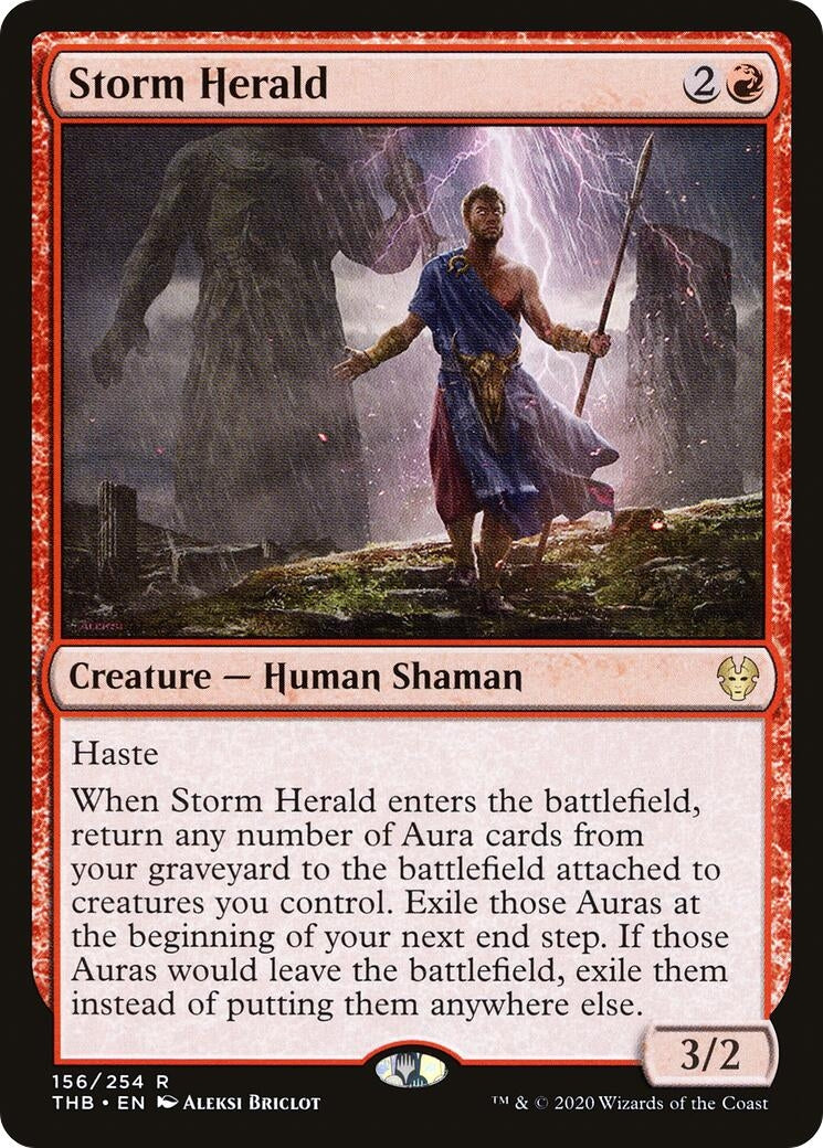 Image for Storm Herald (Theros Beyond Death) (156) - Magic: The Gathering