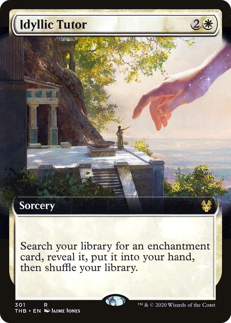 Image for Idyllic Tutor (Extended Art) (Theros Beyond Death) (301) - Magic: The Gathering