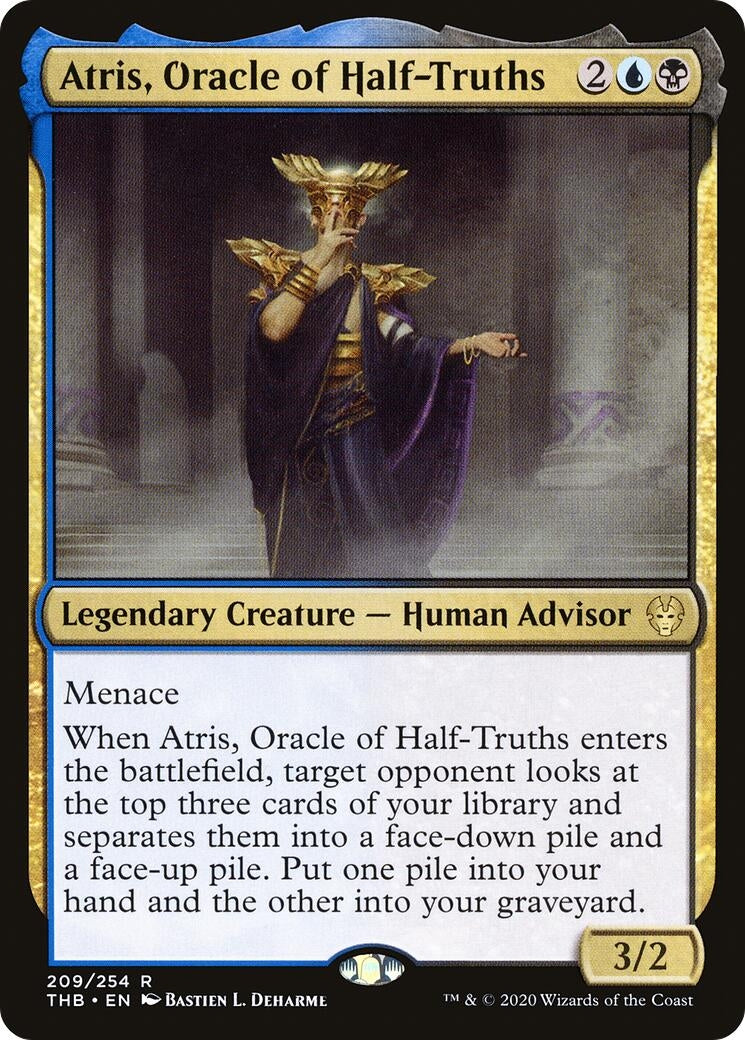 Image for Atris, Oracle of Half-Truths (Theros Beyond Death) (209) - Magic: The Gathering