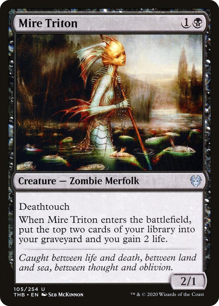 Image for Mire Triton (Theros Beyond Death) (105) - Magic: The Gathering