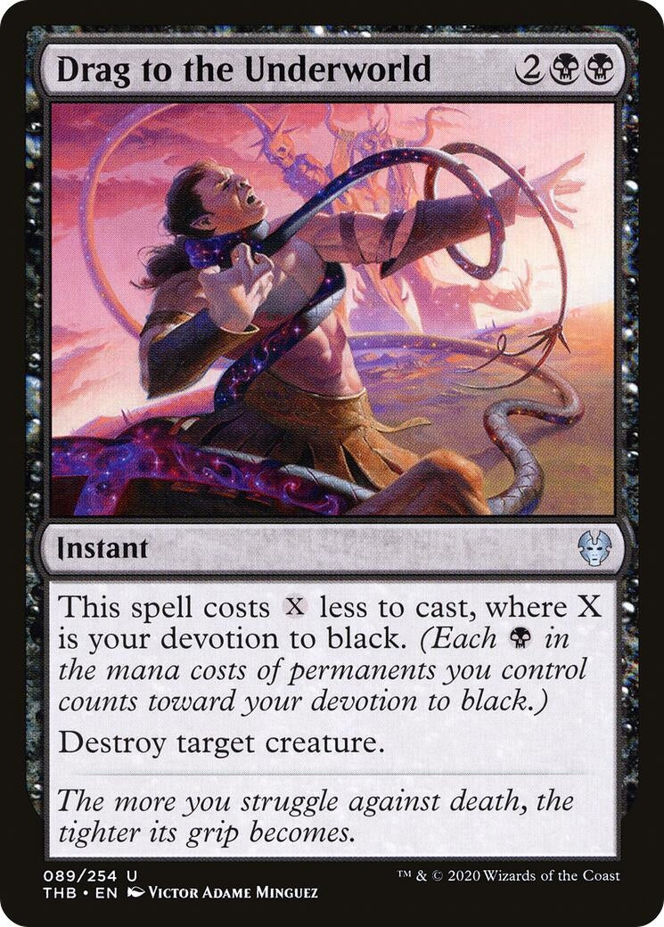 Image for Drag to the Underworld (Theros Beyond Death) (89) - Magic: The Gathering