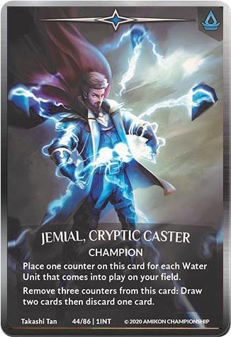 Image for Jemial, Cryptic Caster (Regular Art Silver Metal Prize Card) (Argent Saga Promos) (44/86 1INT) - Argent Saga TCG
