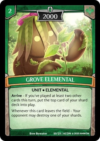 Image for Grove Elemental (Expansion Pack 3: Conviction) (10/25 | 6CON) - Argent Saga TCG