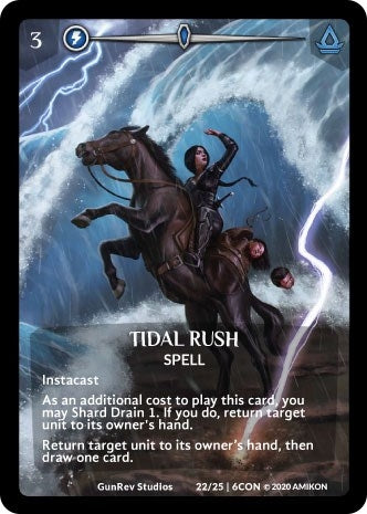 Image for Tidal Rush (Full Art) (Expansion Pack 3: Conviction) (22/25 | 6CON) - Argent Saga TCG