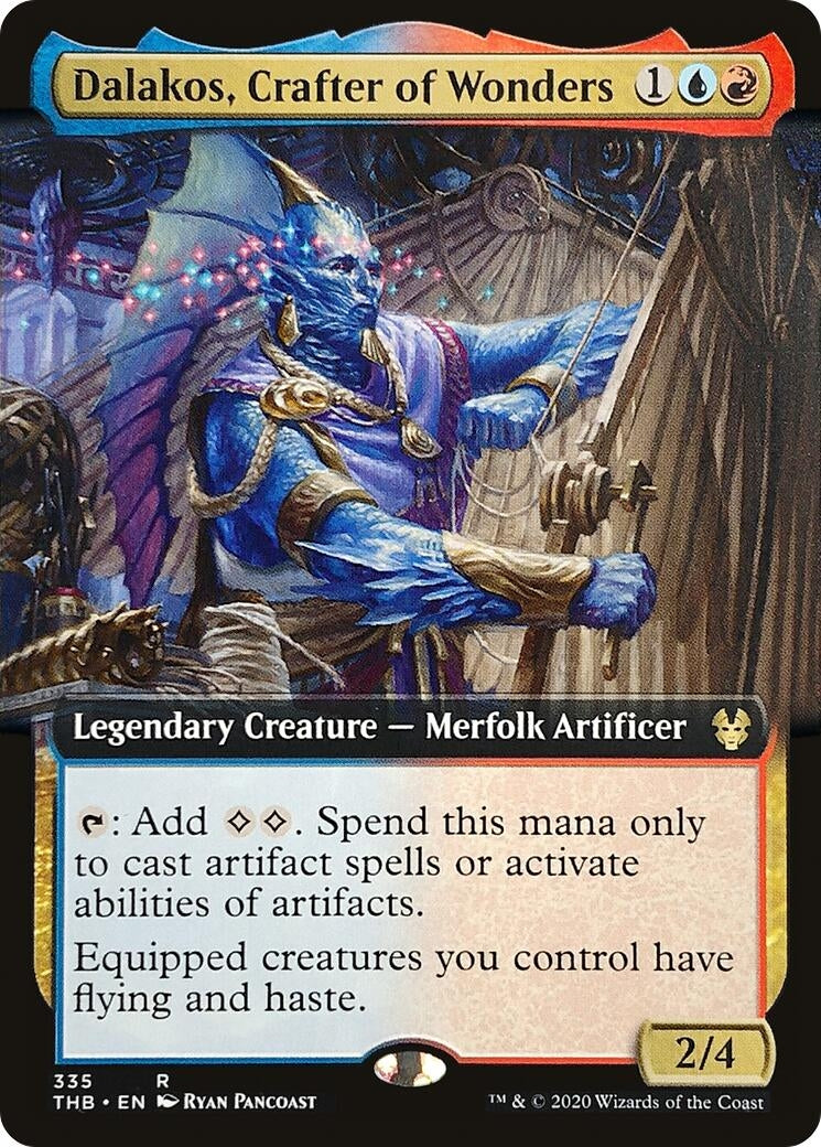 Image for Dalakos, Crafter of Wonders (Extended Art) (Theros Beyond Death) (335) - Magic: The Gathering