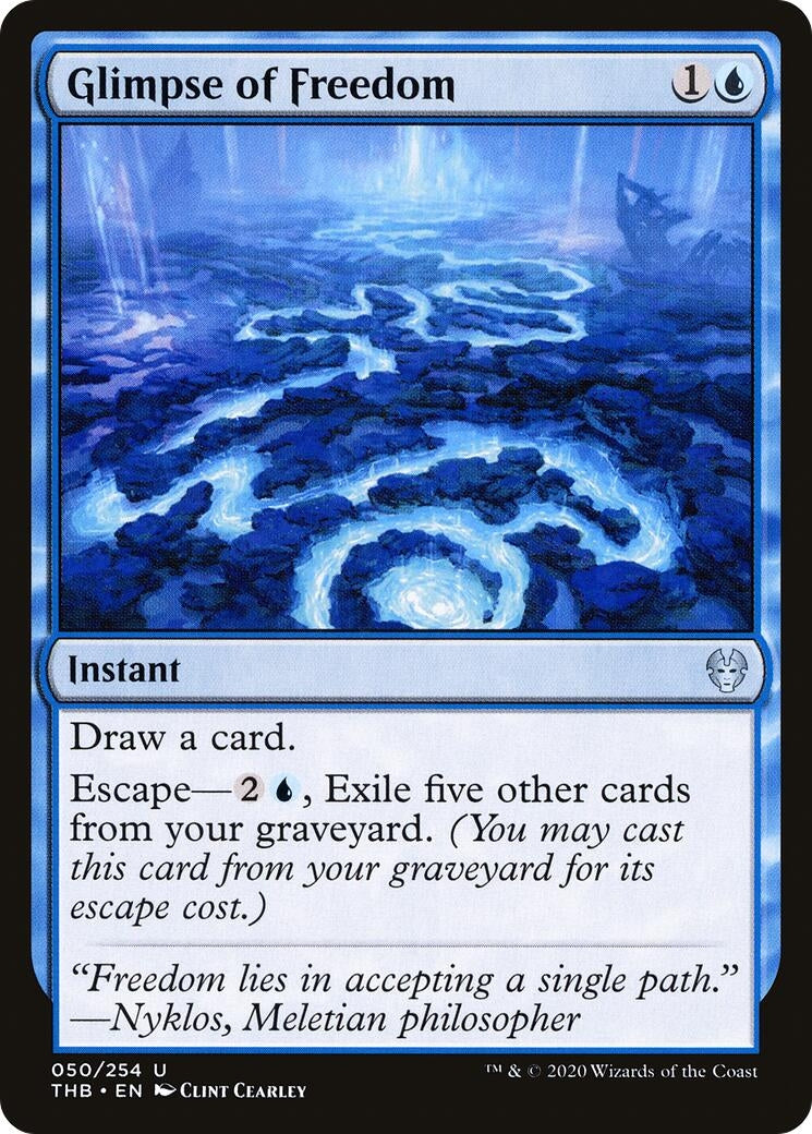 Image for Glimpse of Freedom (Theros Beyond Death) (50) - Magic: The Gathering