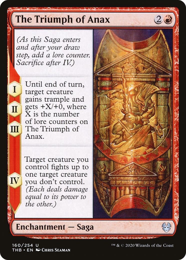 Image for The Triumph of Anax (Theros Beyond Death) (160) - Magic: The Gathering