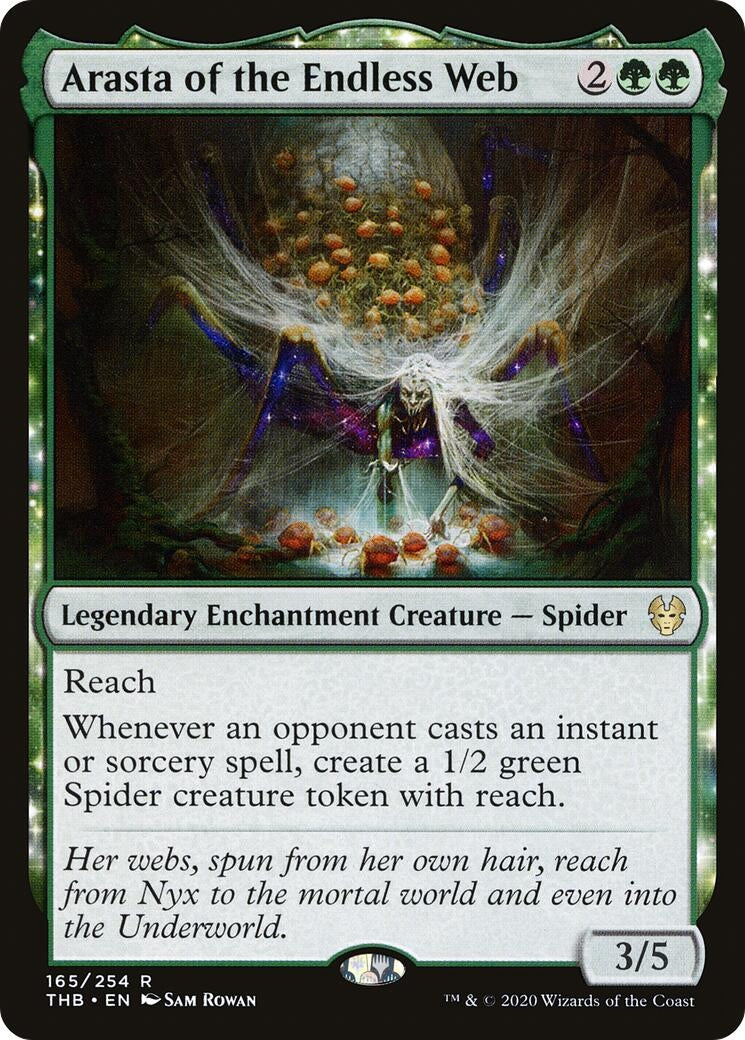 Image for Arasta of the Endless Web (Theros Beyond Death) (165) - Magic: The Gathering