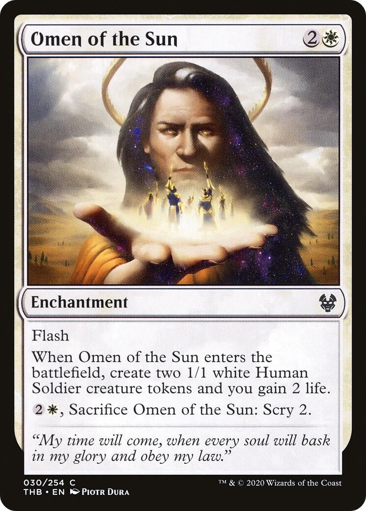 Image for Omen of the Sun (Theros Beyond Death) (30) - Magic: The Gathering