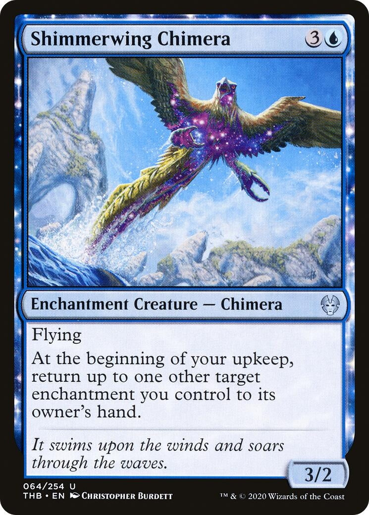 Image for Shimmerwing Chimera (Theros Beyond Death) (64) - Magic: The Gathering