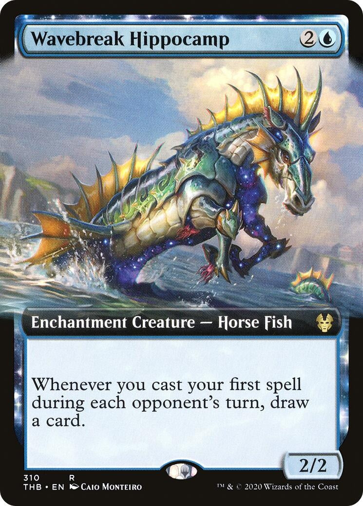 Image for Wavebreak Hippocamp (Extended Art) (Theros Beyond Death) (310) - Magic: The Gathering