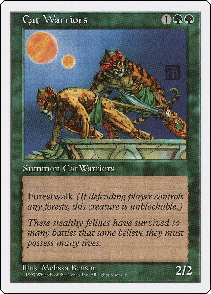 Image for Cat Warriors (Fifth Edition) - Magic: The Gathering