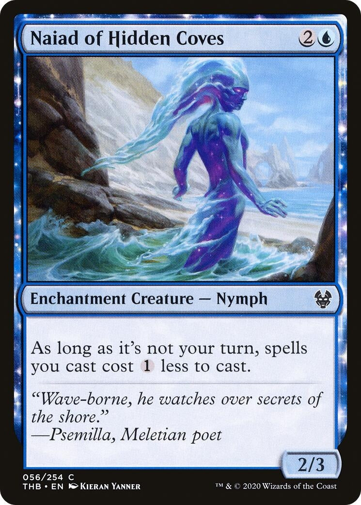 Image for Naiad of Hidden Coves (Theros Beyond Death) (56) - Magic: The Gathering