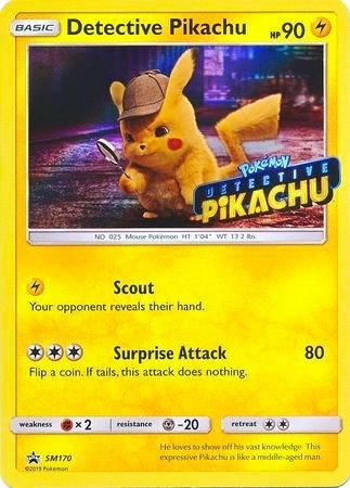Image for Detective Pikachu - SM170 (Stamped) (SM Promos) (SM170) - Pokemon
